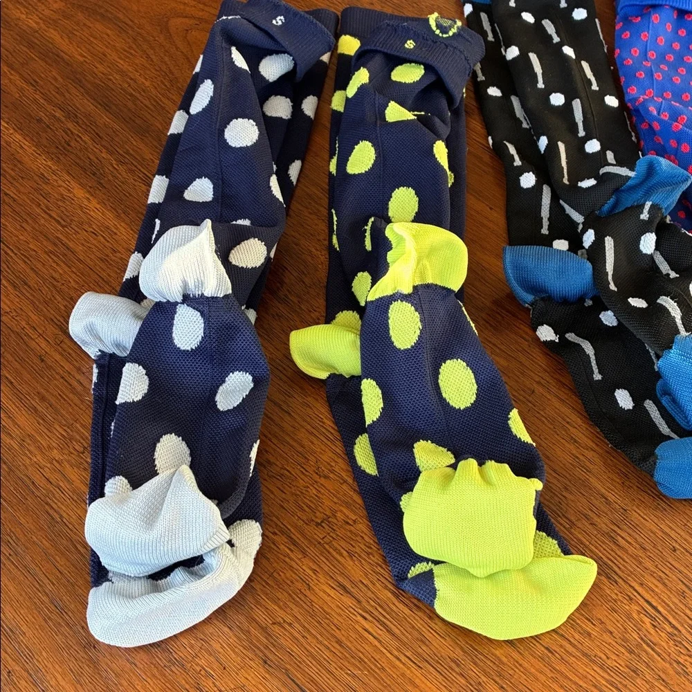 (4 pair) Compression Socks Small Navy - Picture 6 of 10